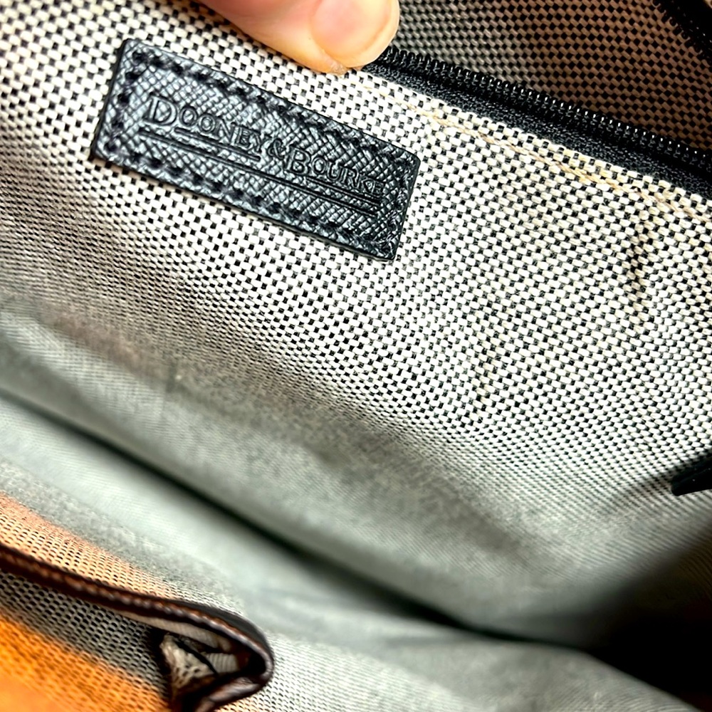 Dooney Bourke Spell Out Bucket Hobo Satchel - Picture 9 of 10